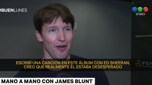 Mano a mano con James Blunt