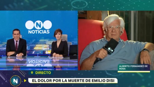 Alberto Fernández de Rosa sobre Emilio Disi: "Es como un pedazo de mí que se va"