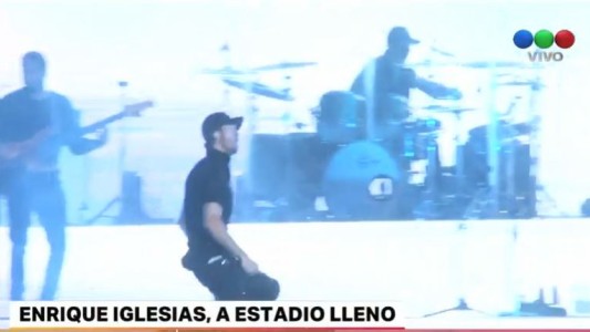 Enrique Iglesias se presentó en GEBA