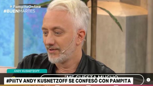 Andy Kusnetzoff se confesó con Pampita