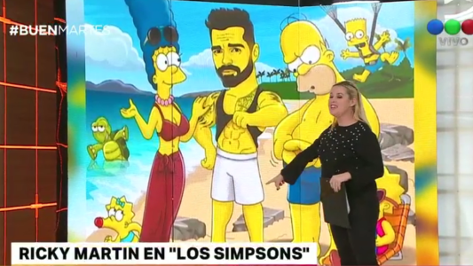 Ricky Martin en "Los Simpsons"