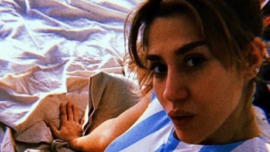 El festejo hot de JImena Barón tras el triunfo de la selección argentina