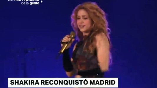 Shakira reconquistó Madrid