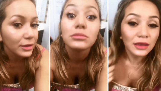 "Les voy a mostrar lo feita que soy sin maquillaje": el video de "La Princesita" Karina antes de salir al aire