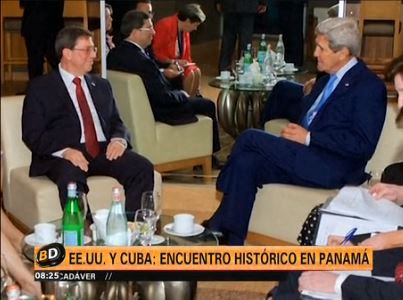 Encuentro histórico entre Cuba y Estados Unidos