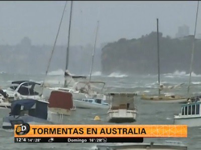 Trágica tormenta en Australia
