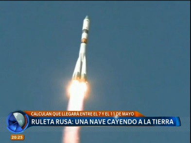 Ruleta rusa: el peligro de la nave que cae del espacio