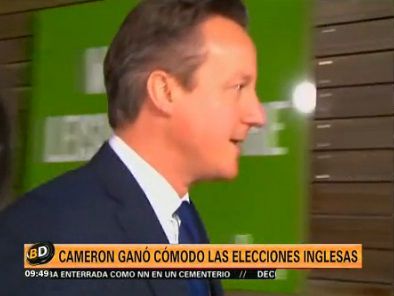 Cameron ganó cómodo las elecciones inglesas