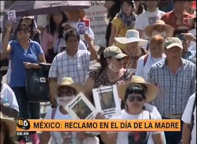 México: reclamo en el Día de la Madre