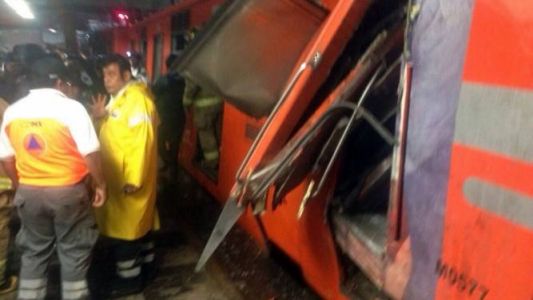 Video: choque de trenes en México