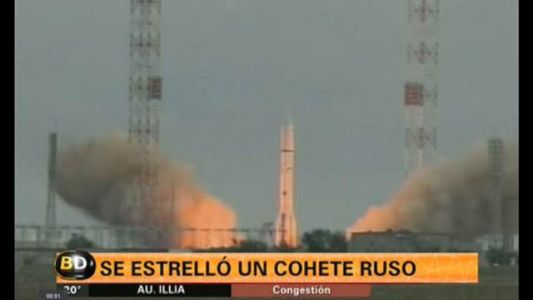 Se estrelló un cohete ruso