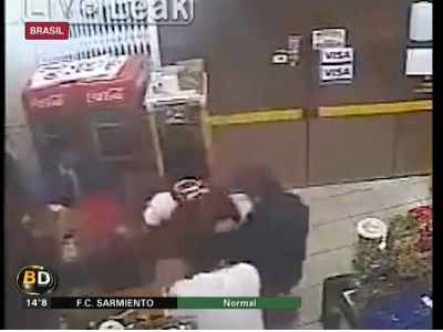 Entró a robar y terminó apaleado