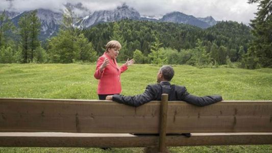 Una foto de Angela Merkel y Barack Obama da lugar a burlas obscenas
