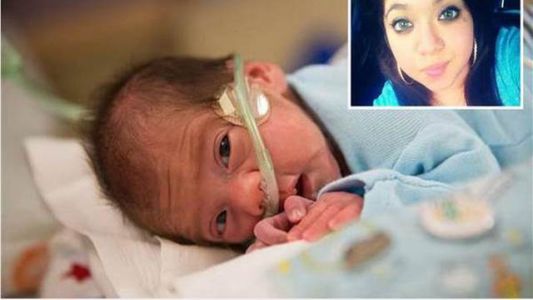 Mantuvieron viva a una mujer con muerte cerebral para que naciera su bebé