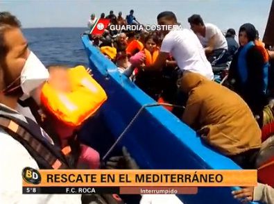 Ya rescataron a unas 50 mil personas en el Mar Mediterráneo en 2015