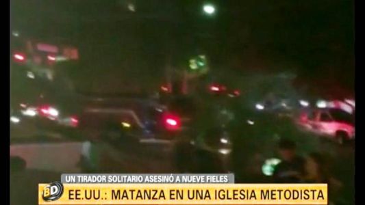 EEUU: ataque racista a una iglesia deja 9 muertos, entre ellos un senador