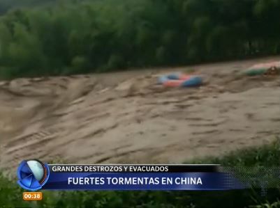 Fuertes tormentas en China