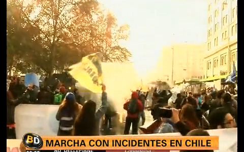 Más incidentes en Chile por la Reforma Educativa