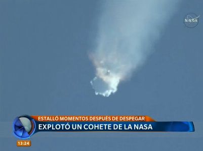 Explotó un cohete de la NASA en Cabo Cañaveral