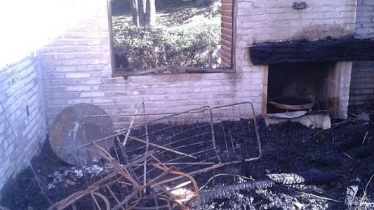 Incendios y destrozos en La Pedrera, Uruguay