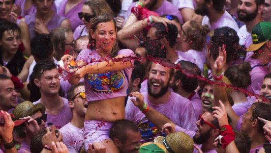 Fotos: con el "Chupinazo", larga San Fermín y los encierros de toros