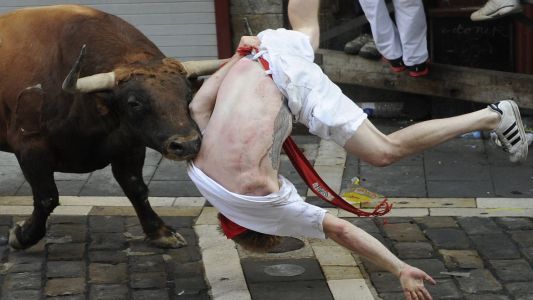 Con 11 heridos, comenzó el primer encierro de San Fermín