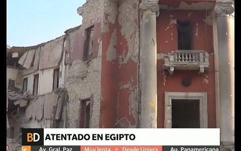 Atentado contra representación italiana en El Cairo