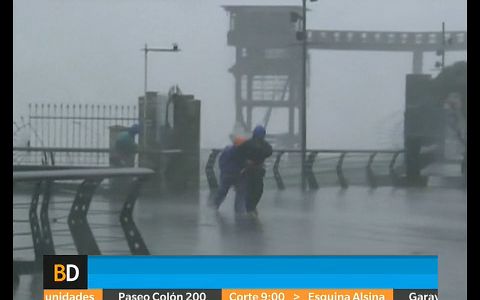 Violento tifón en China