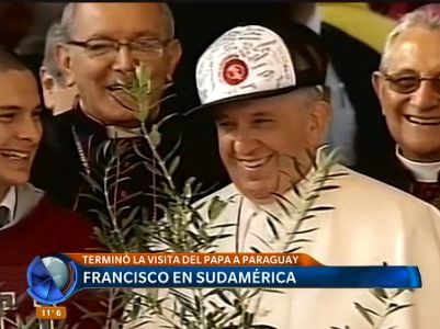 Terminó la gira sudamericana del Papa