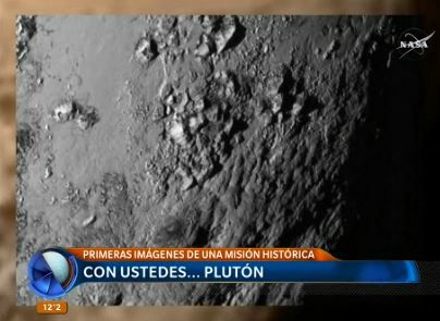 La NASA dio a conocer las primeras imágenes de Plutón