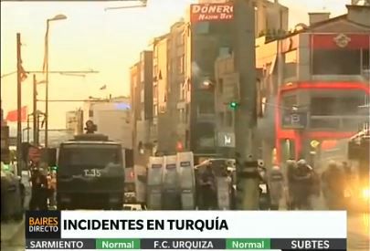 Incidentes en las calles de Estambul