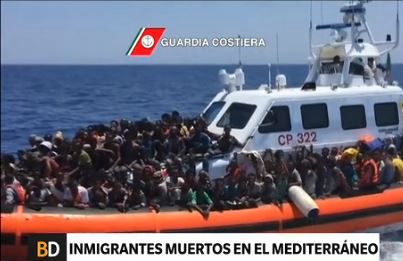 Al menos 40 inmigrantes muertos en un naufragio cerca de Libia