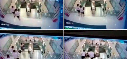 Murió atrapada en una escalera mecánica tras salvar a su hijo