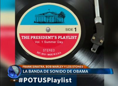 Barack Obama comparte la banda de sonido para sus vacaciones