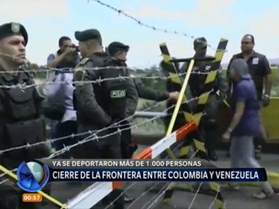 Cierre de fronteras entre Colombia y Venezuela