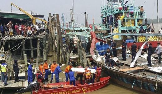 Malasia: recuperan 61 cuerpos tras el naufragio de una embarcación