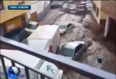 Temporal e inundaciones en España