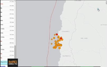 Instituto Sismológico de EE.UU.: el mapa del terremoto