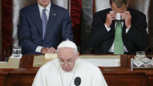 Renunció el republicano que lloró durante el discurso del Papa en el Capitolio