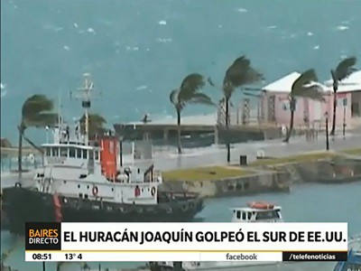 El huracán Joaquín golpeó la costa sudeste de los Estados Unidos