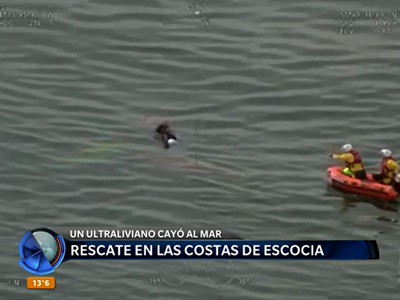 Rescate en las costas de Escocia