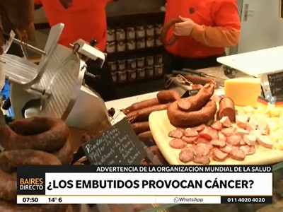 La Organización Mundial de la Salud advierte que los embutidos podrían provocar cáncer