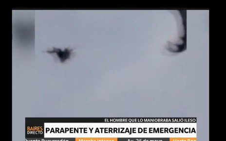 Video: parapente y aterrizaje de emergencia