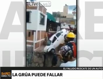 La grúa puede fallar