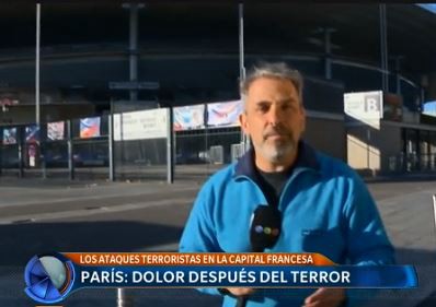 Stade de France, el primer ataque