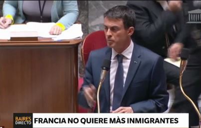 Francia no quiere más refugiados
