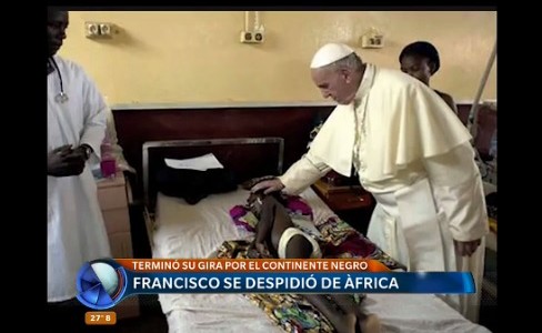 Francisco se despidió de África