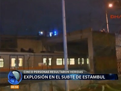 Explosión en el subte de Estambul