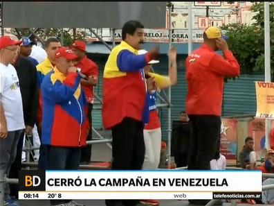 Cierre de campaña de las elecciones legislativas en Venezuela