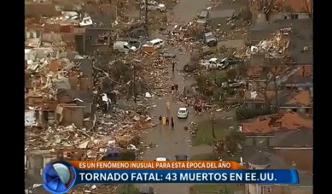 Tornado fatal: 43 muertos en Estados Unidos